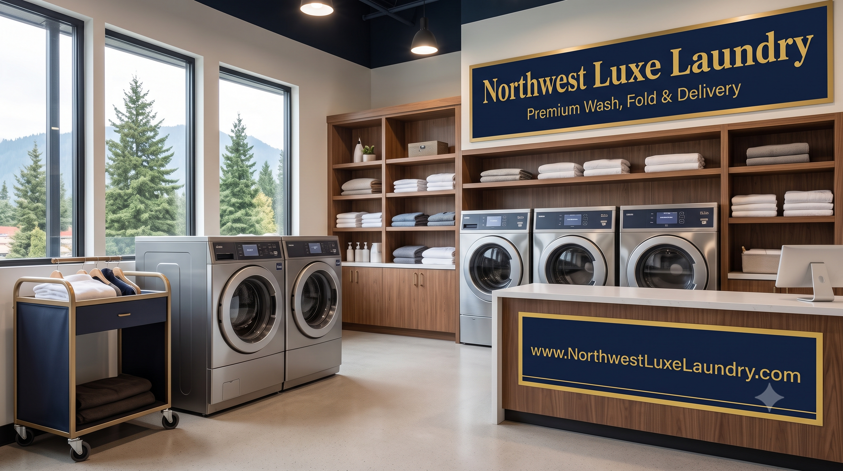 Northwest Luxe Laundry — Premium Wash, Fold & Delivery facility in Portland